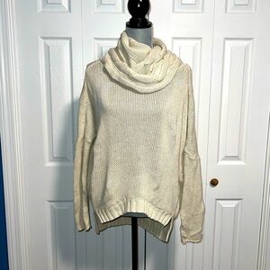 Women's Green Dragon CowlNeck sweater Medium